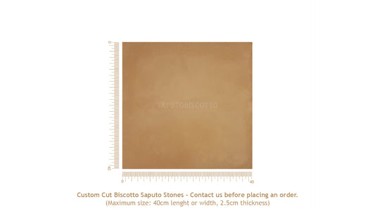 Custom Cut Biscotto Saputo Pizza Stones.